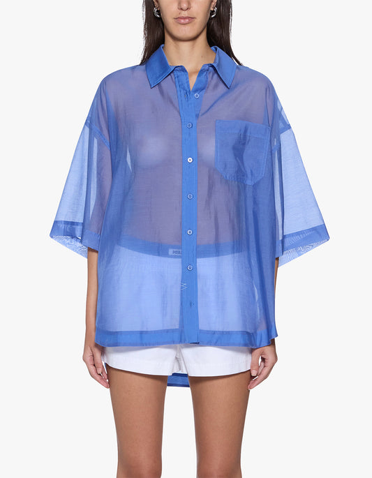Vision S/S Shirt - Sheer Blue