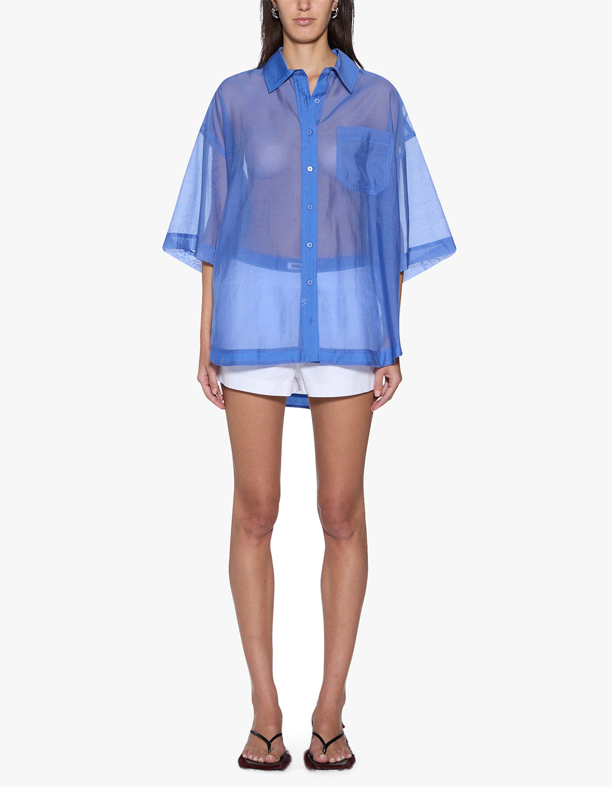 Vision S/S Shirt - Sheer Blue