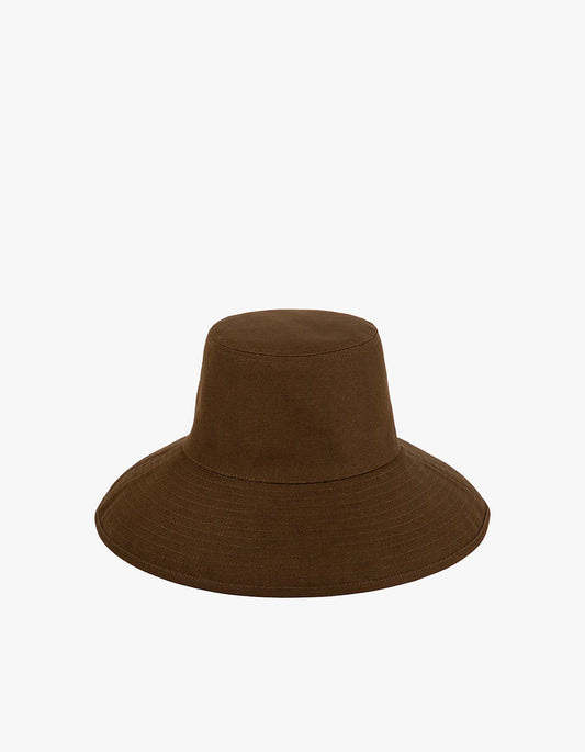 Holiday Bucket Hat - Brown Canvas