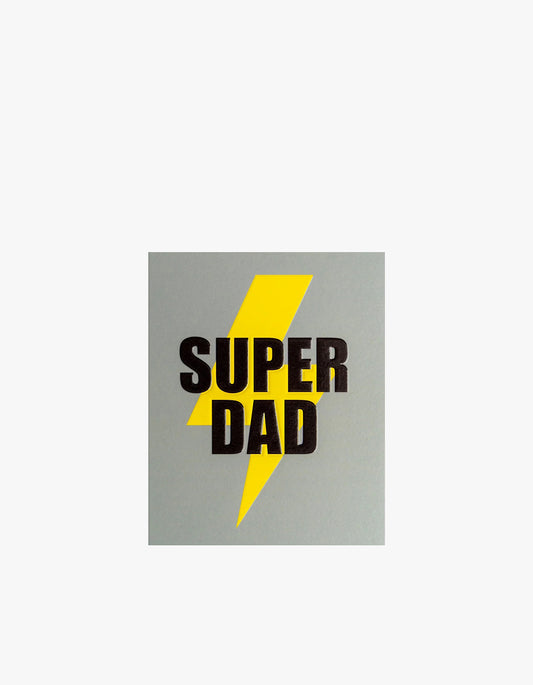 Super Dad Card - Yellow