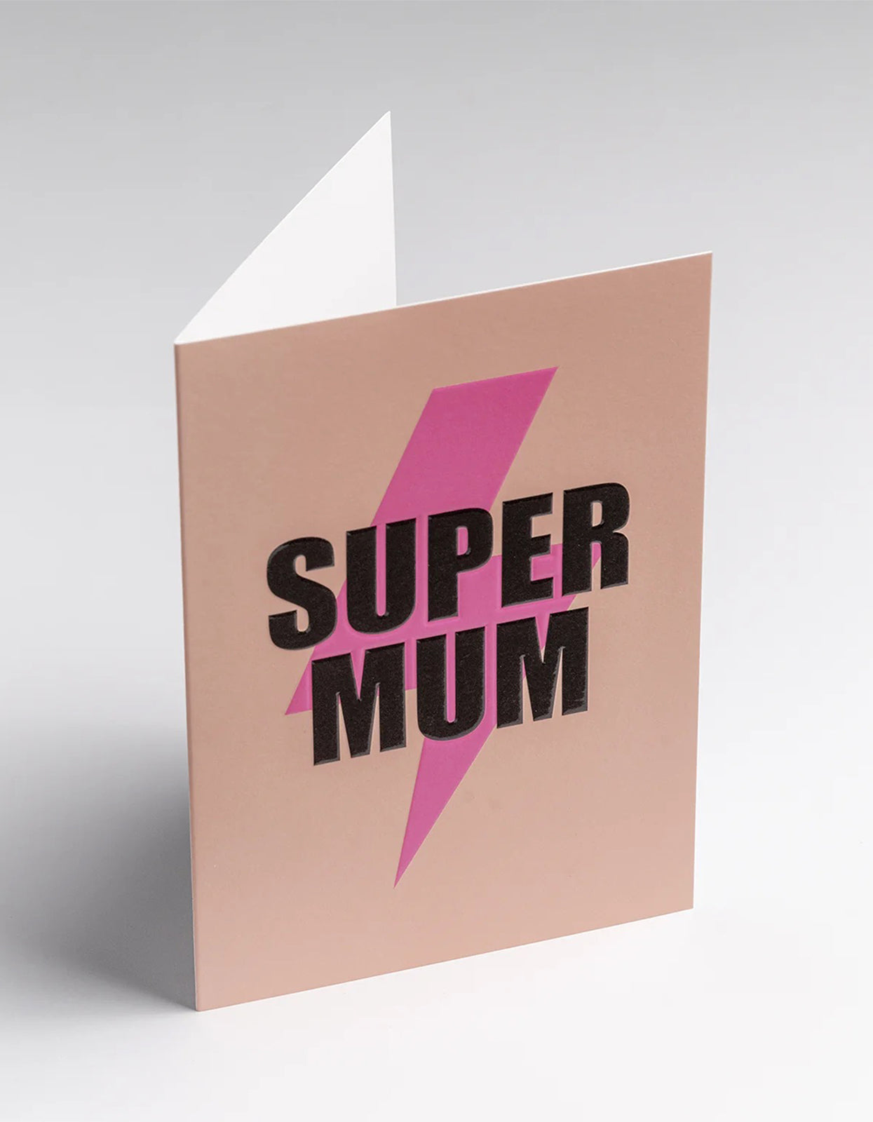 Super Mum Card - Pink