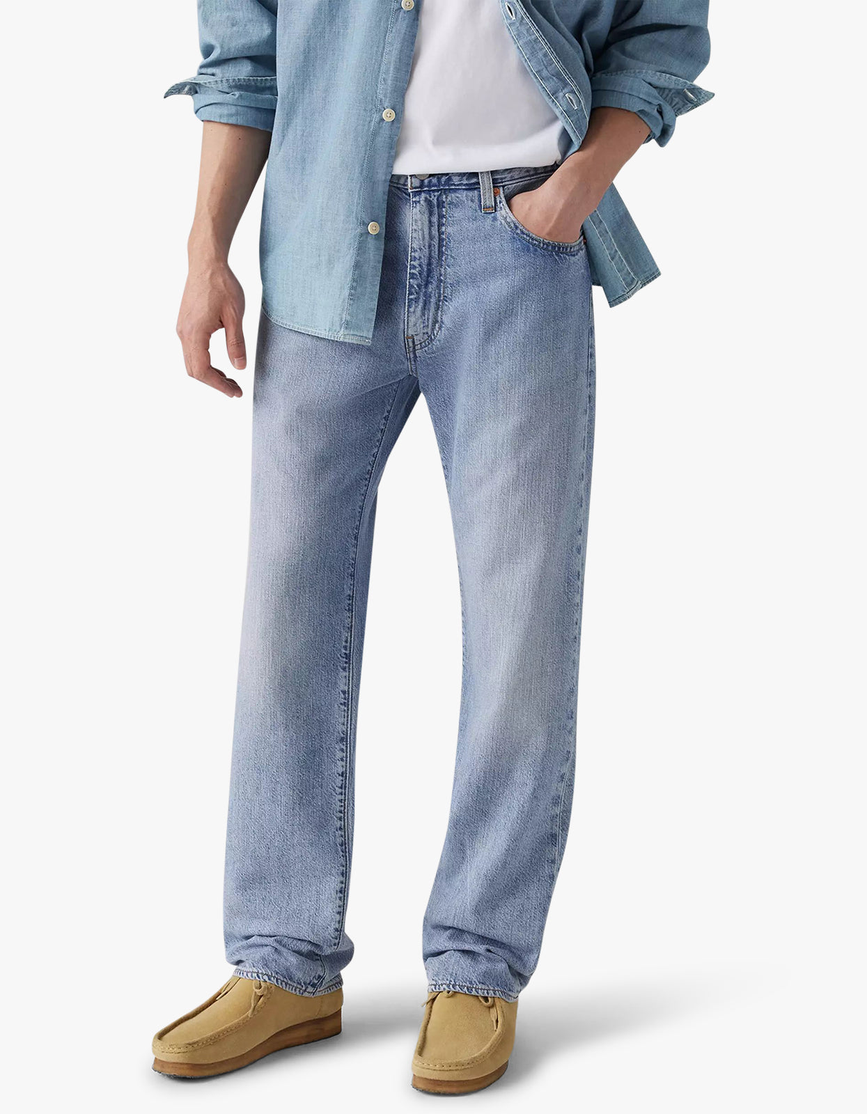 555 Relaxed Straight Jeans - Call Me Again LTWT