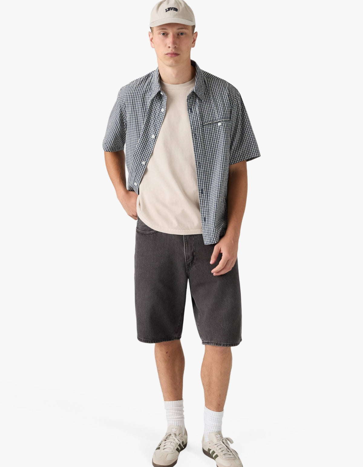 478 Baggy Denim Shorts - Overnight Bag