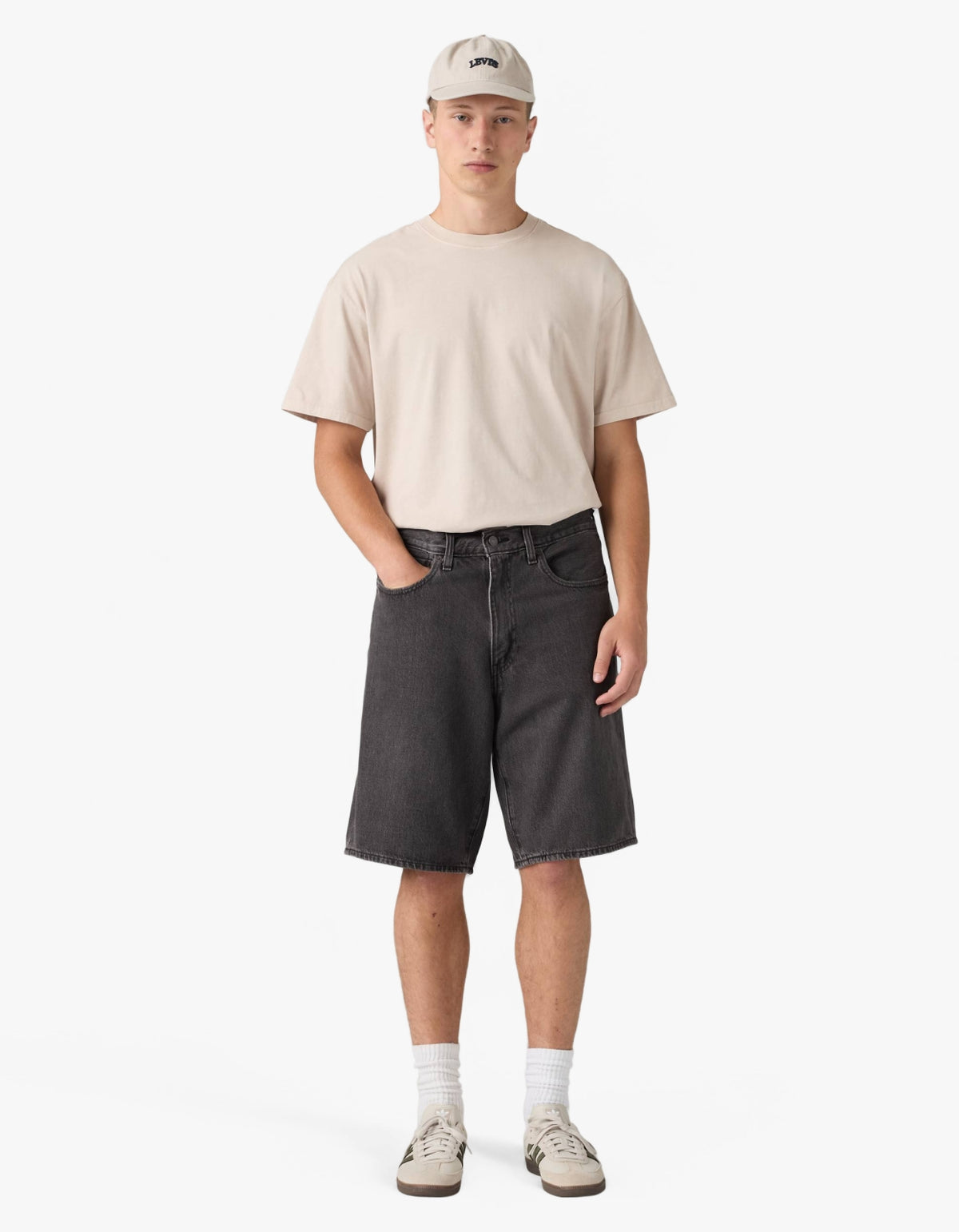 478 Baggy Denim Shorts - Overnight Bag
