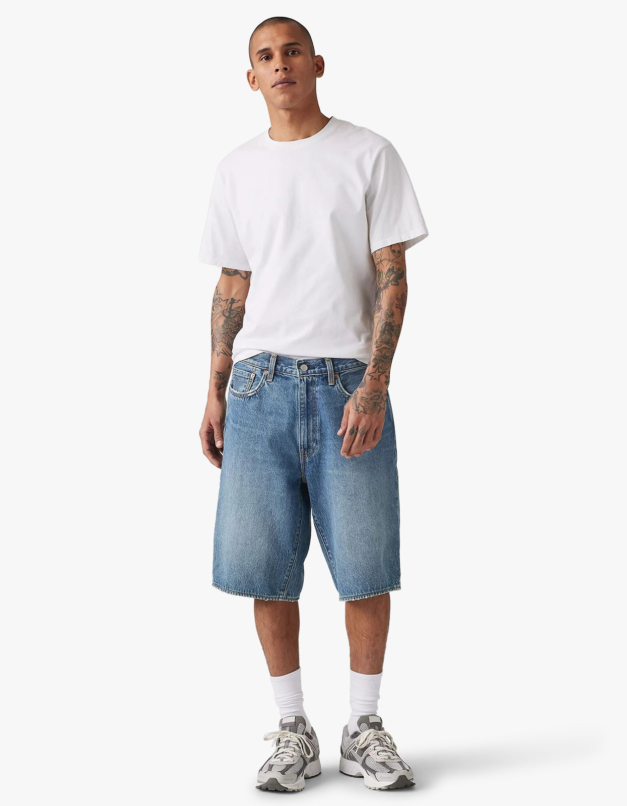 478 Baggy Denim Shorts - My Frequency Shorts