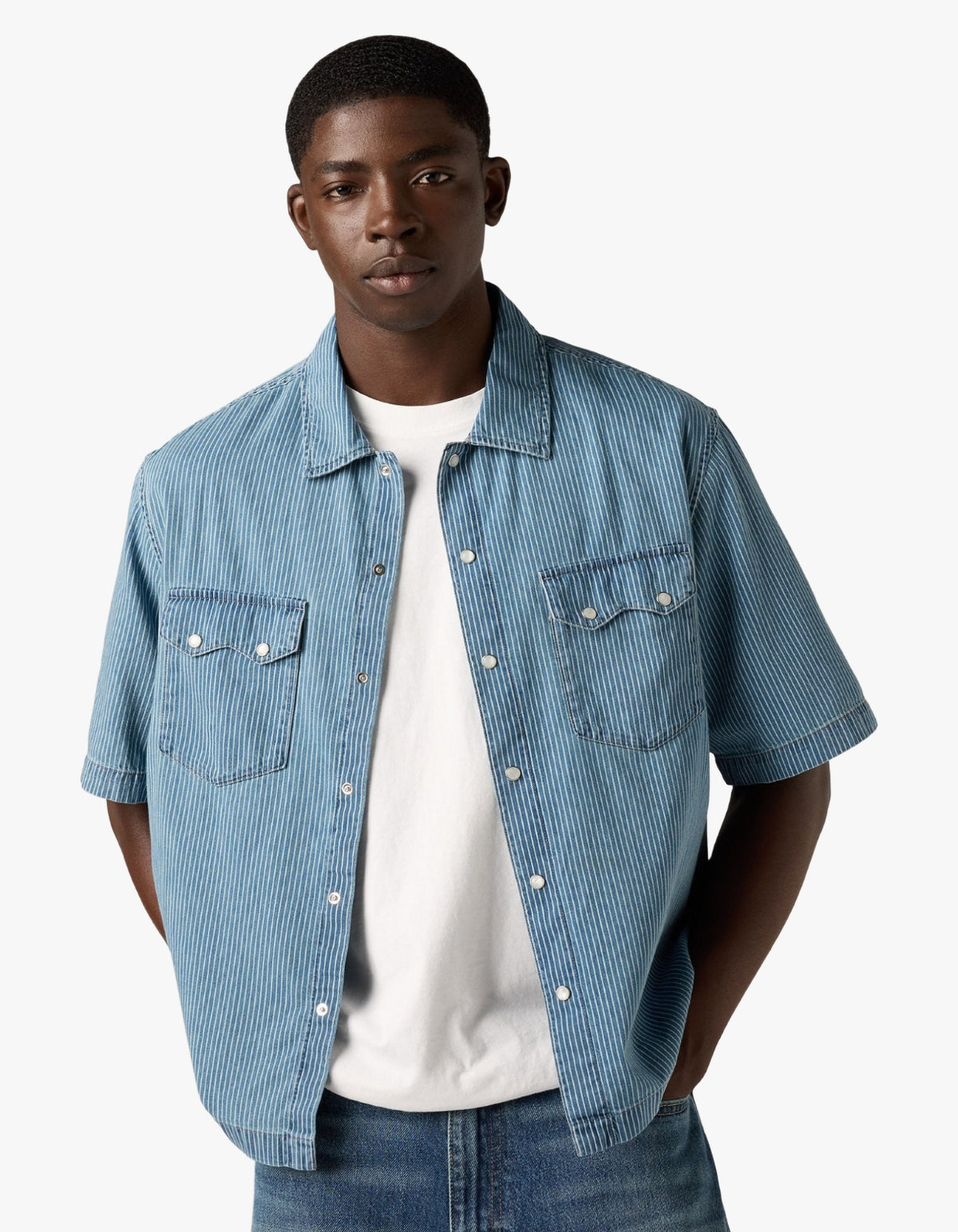 S/S Boxy Western Shirt - Come Outside