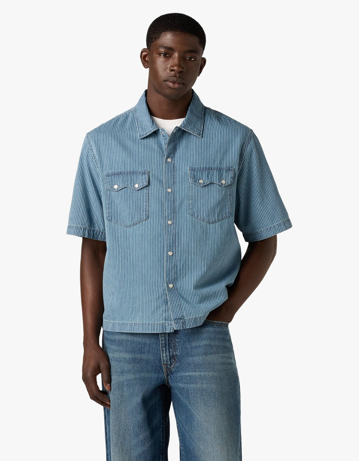 S/S Boxy Western Shirt - Come Outside