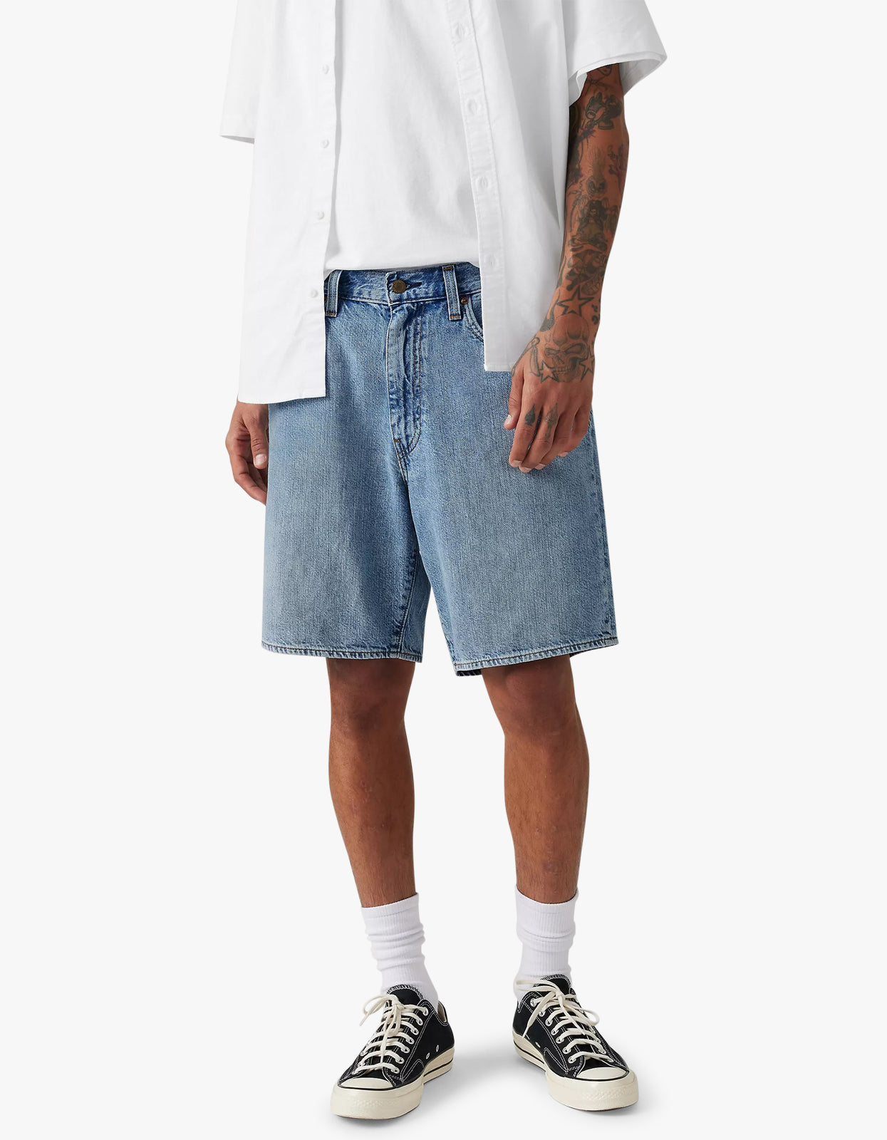 468 Loose Denim Shorts - Light Jog