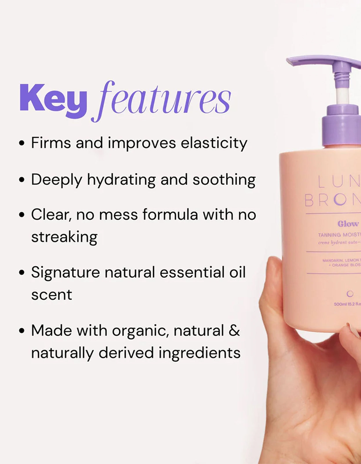 Glow Gradual Tanning Moisturiser 500ml