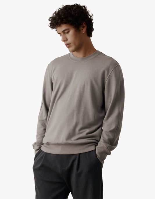 Mens Foundation Merino Sweatshirt - Ash