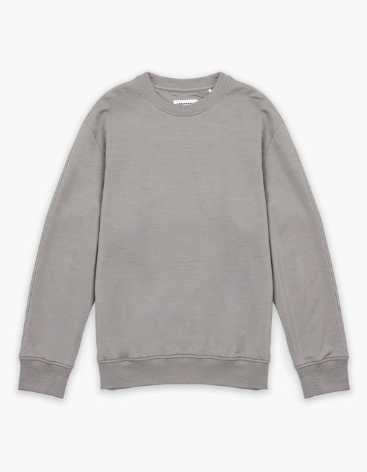 Mens Foundation Merino Sweatshirt - Ash