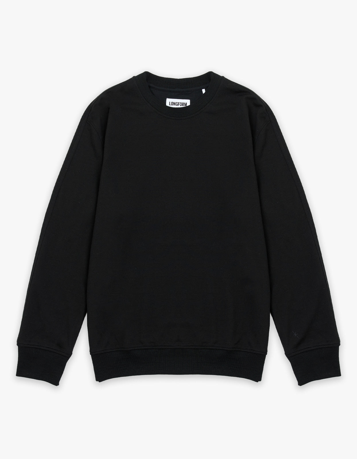 Mens Foundation Merino Sweatshirt - Black