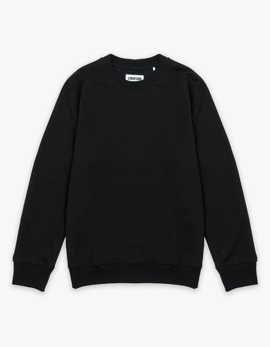 Mens Foundation Merino Sweatshirt - Black