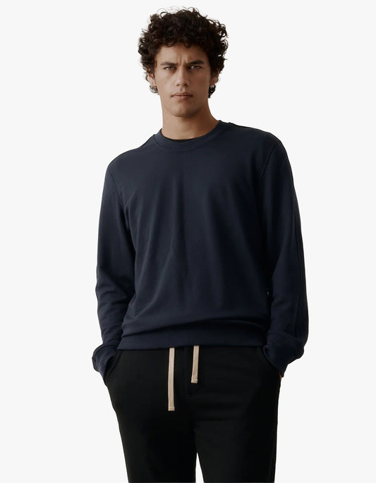 Mens Foundation Merino Sweatshirt - Navy