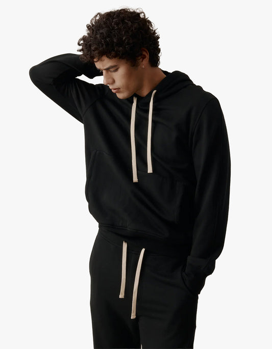 Mens Foundation Merino Hoodie - Black