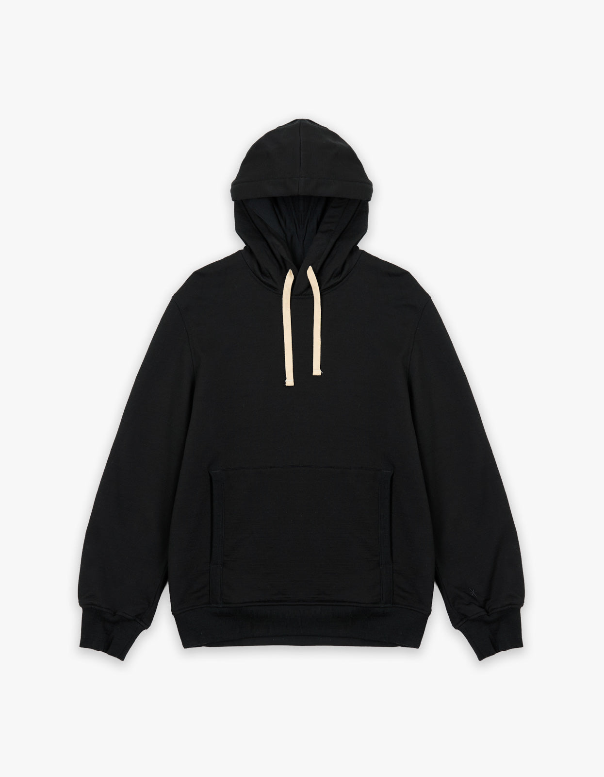 Mens Foundation Merino Hoodie - Black