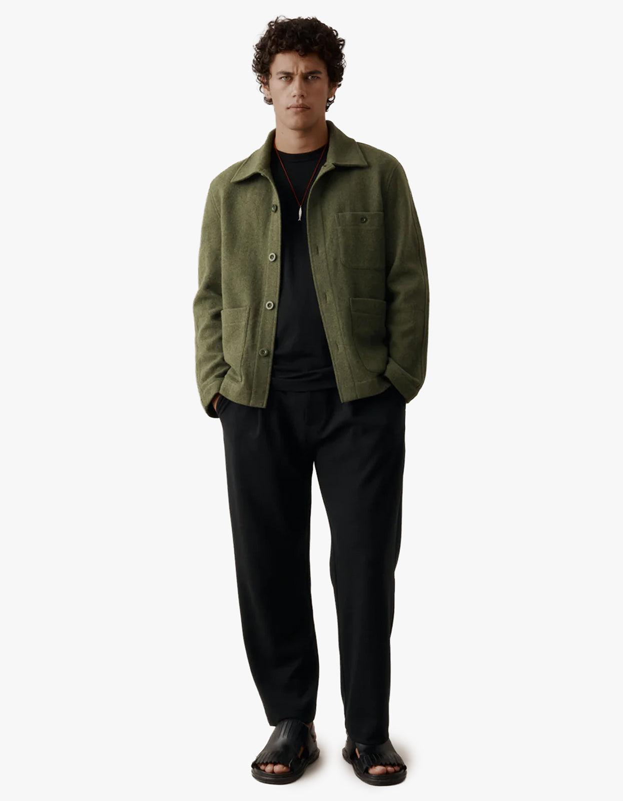 Mens Tailored Merino Pant - Black