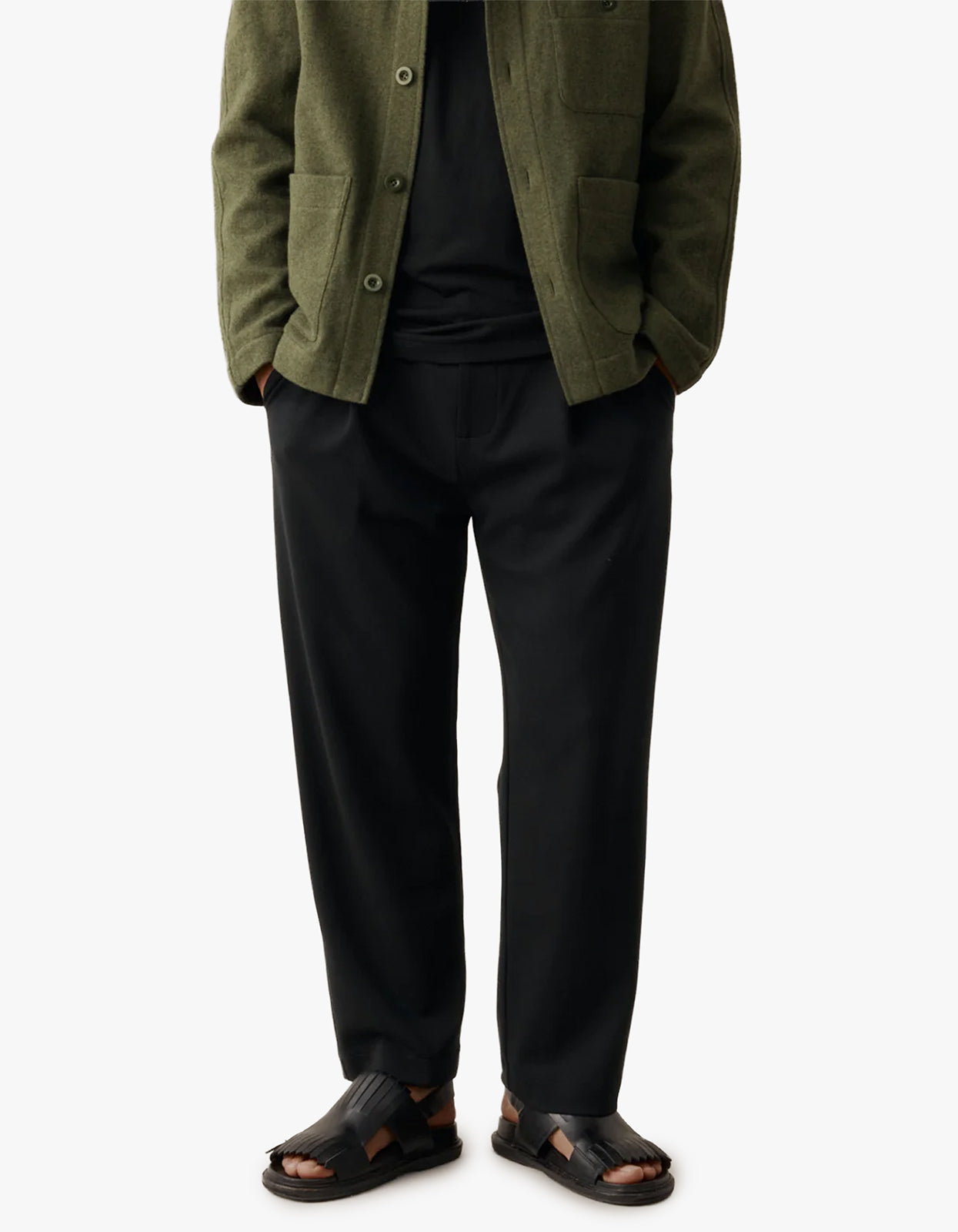 Mens Tailored Merino Pant - Black
