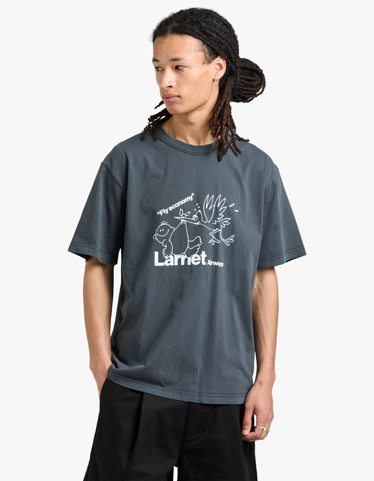 Fly Economy Tee - Used Black