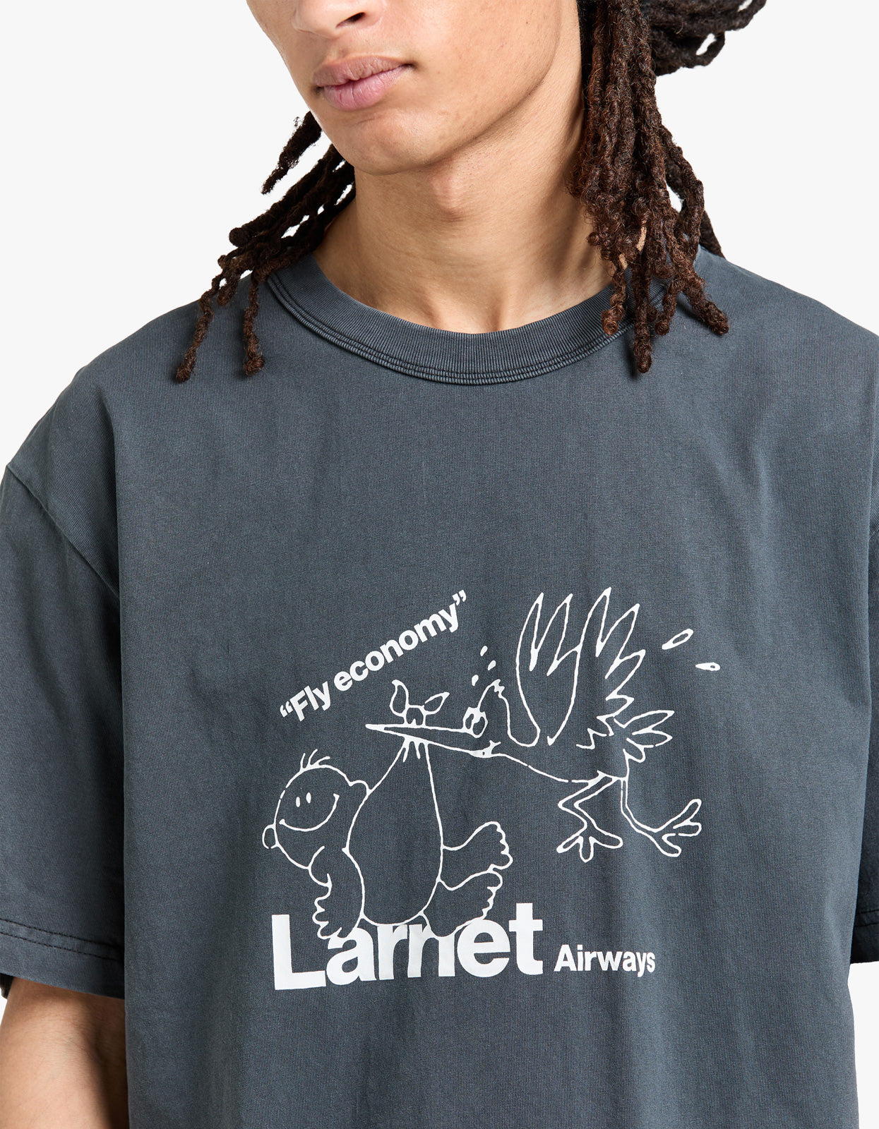 Fly Economy Tee - Used Black