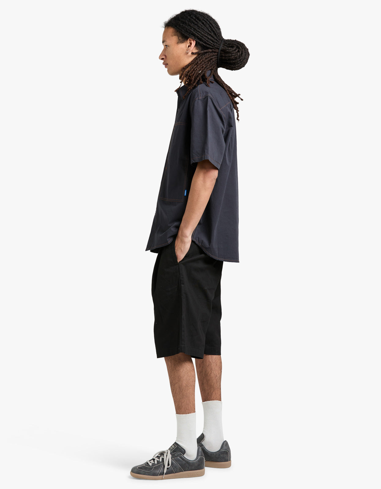 Cliff Short Sleeve Shirt - Navy