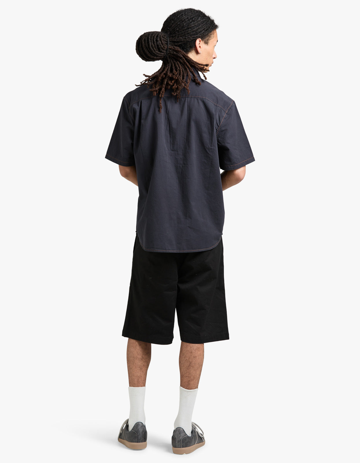 Cliff Short Sleeve Shirt - Navy – Superette