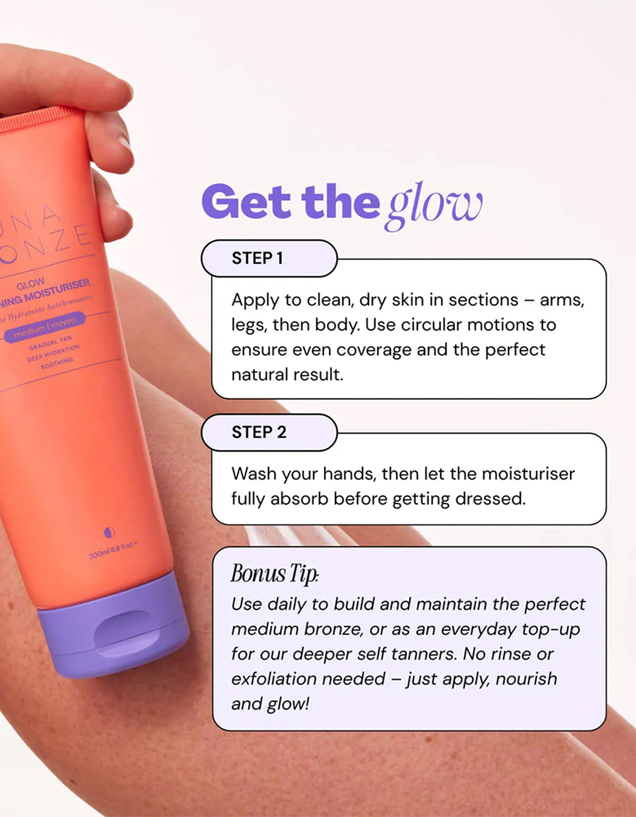 Glow Gradual Tanning Moisturiser Medium