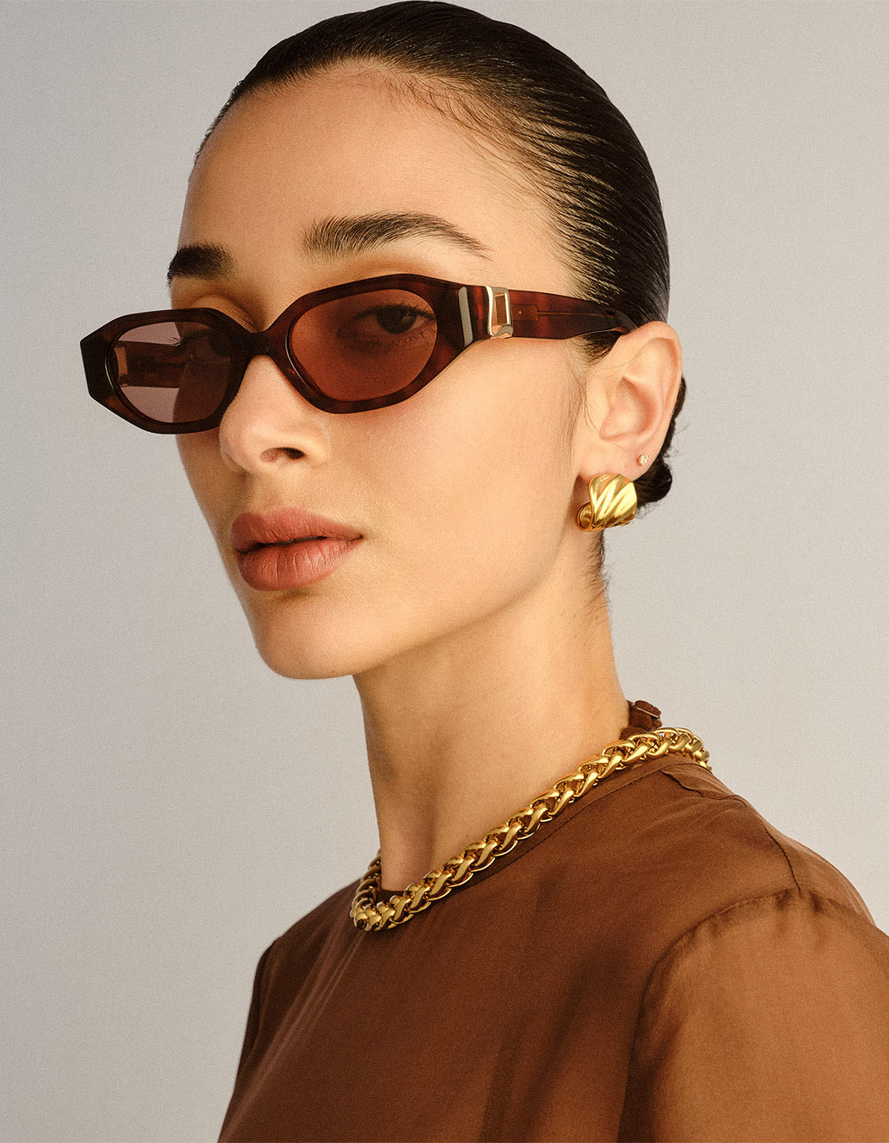 The Freddie Sunglasses - Honey Tort