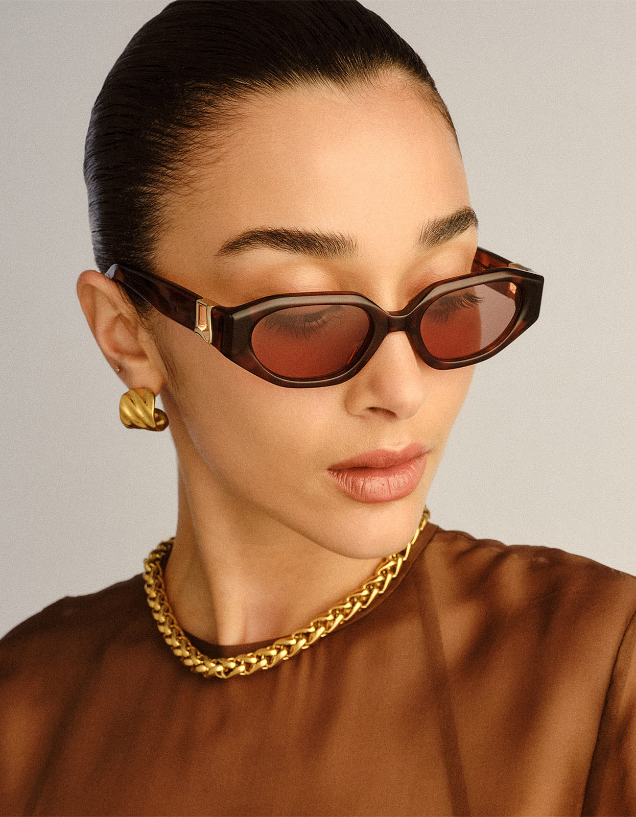 The Freddie Sunglasses - Honey Tort
