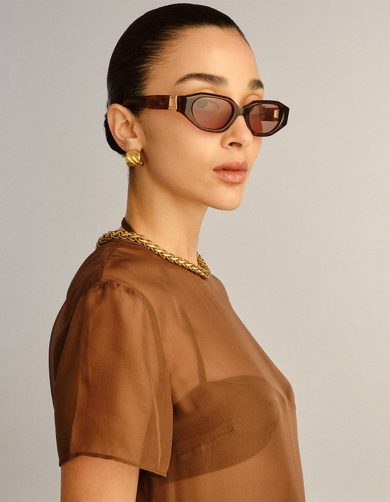 The Freddie Sunglasses - Honey Tort
