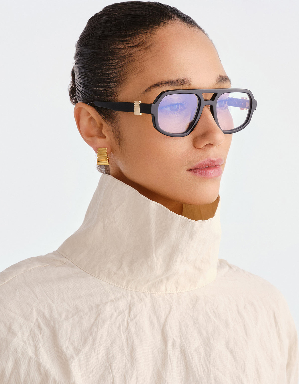 The Banks Luxe - Black/Blue Light Lense