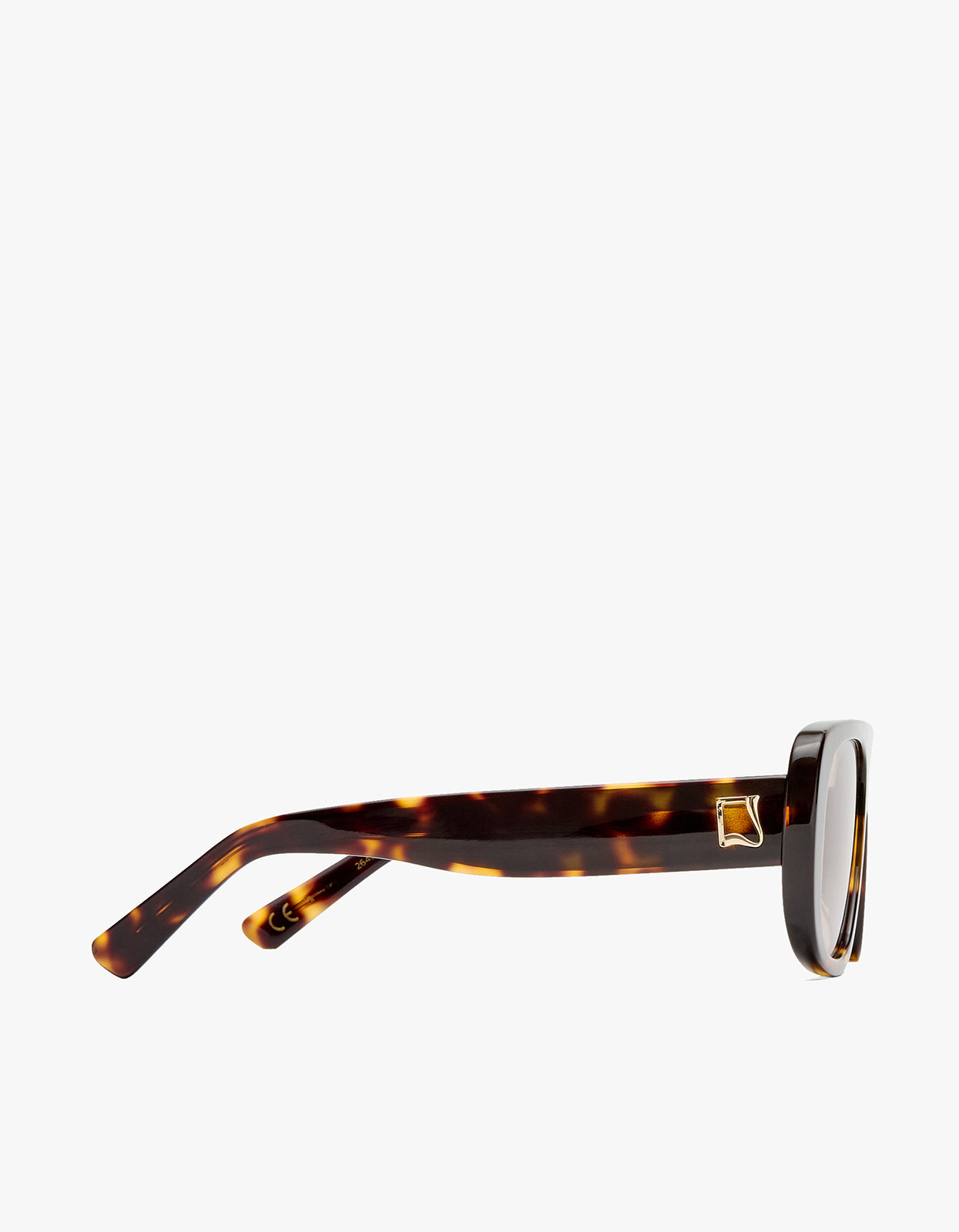 The Dionne Sunglasses - Crystal Tort