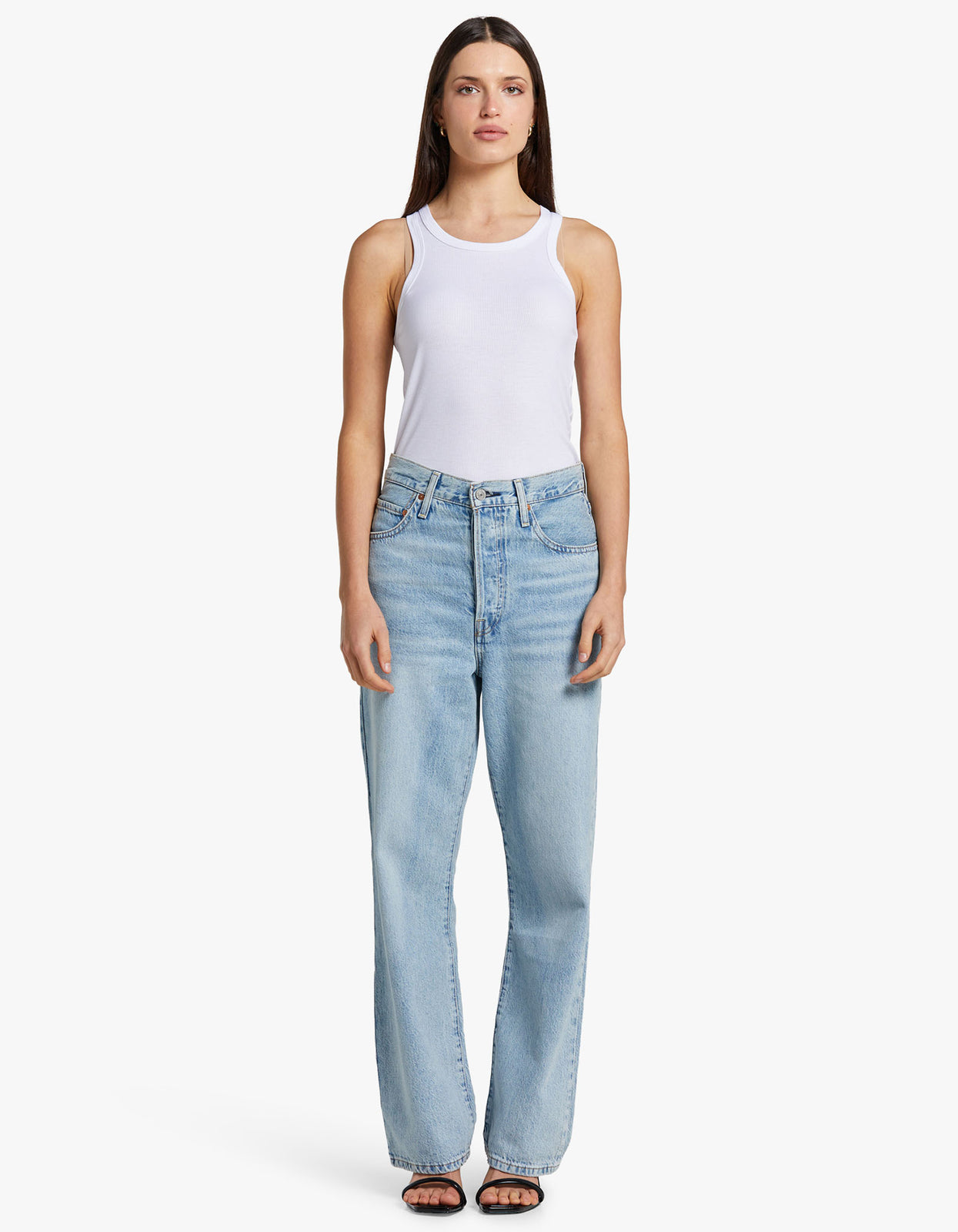 Levi's® RIBCAGE STRAIGHT ANKLE - Straight leg jeans - middle road