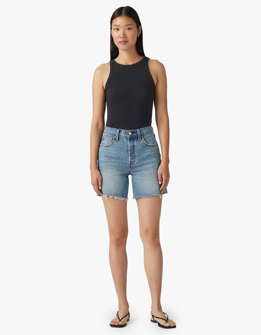 501 Mid Thigh Short - Ticked And Untied