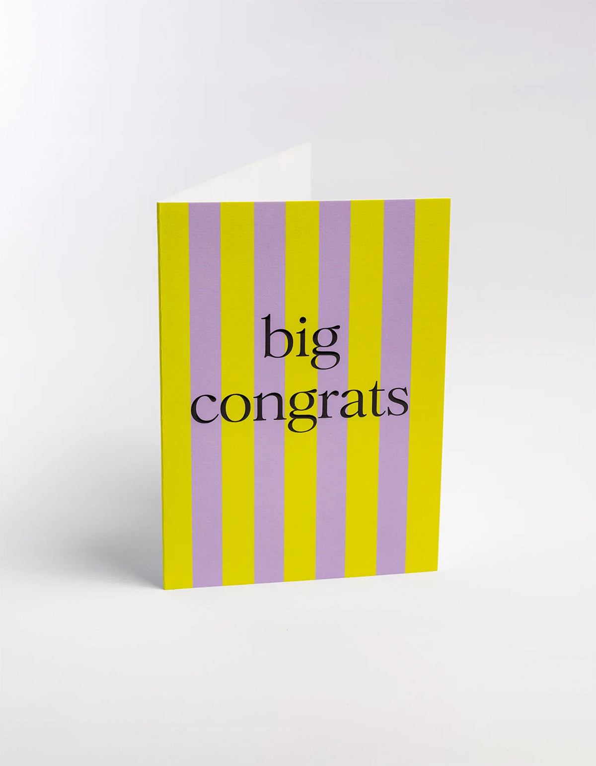 Big Congrats Card - Yellow