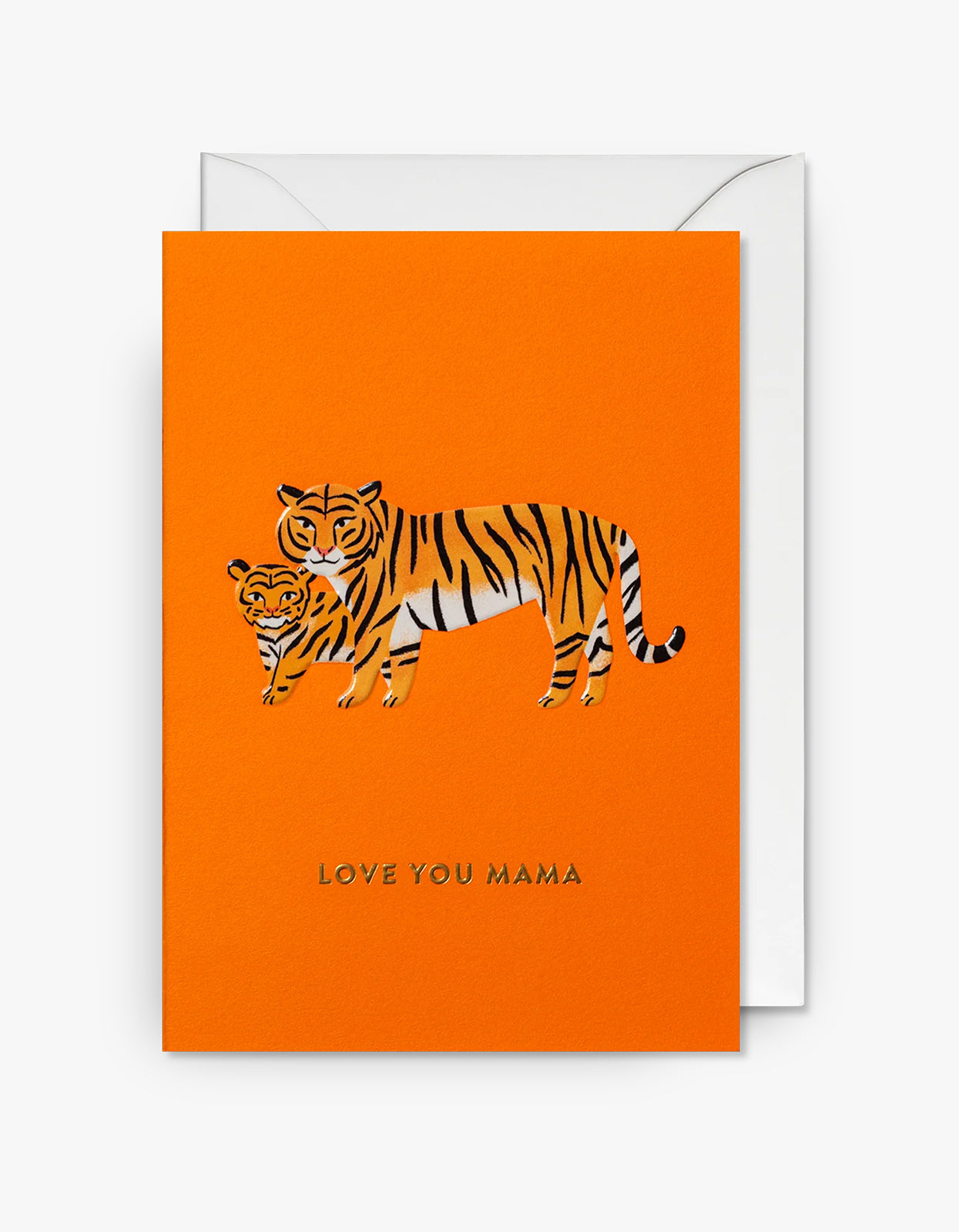 Love You Mama Card - Orange