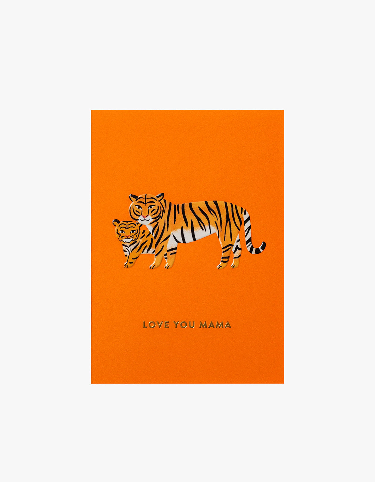 Love You Mama Card - Orange