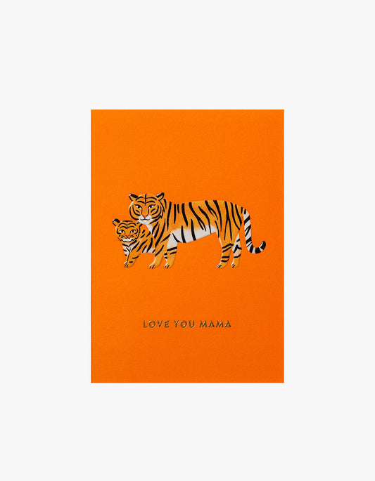Love You Mama Card - Orange