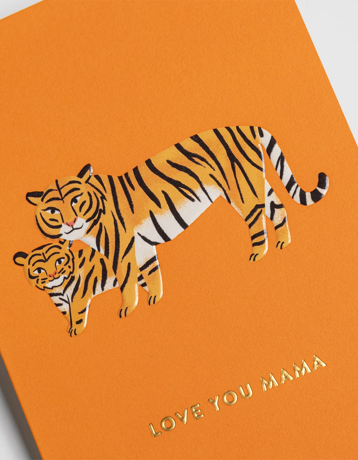 Love You Mama Card - Orange