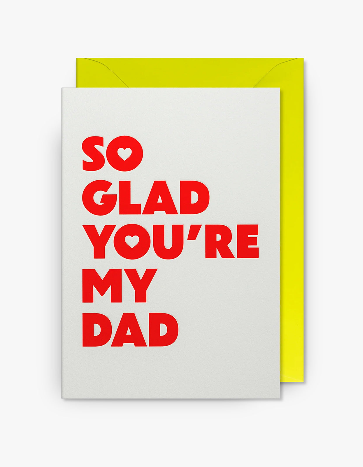 So Glad Youre My Dad Card - Red