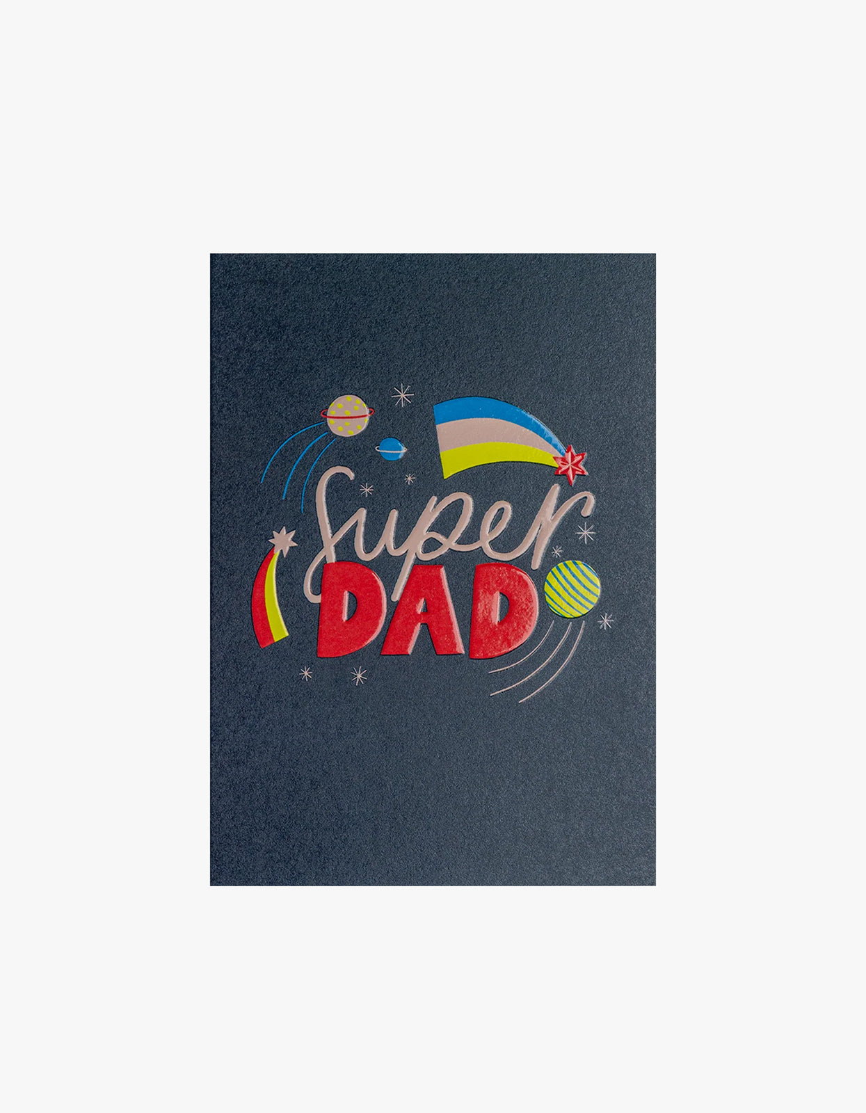 Super Dad Card - Blue