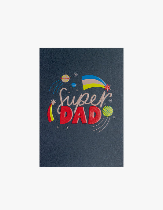 Super Dad Card - Blue