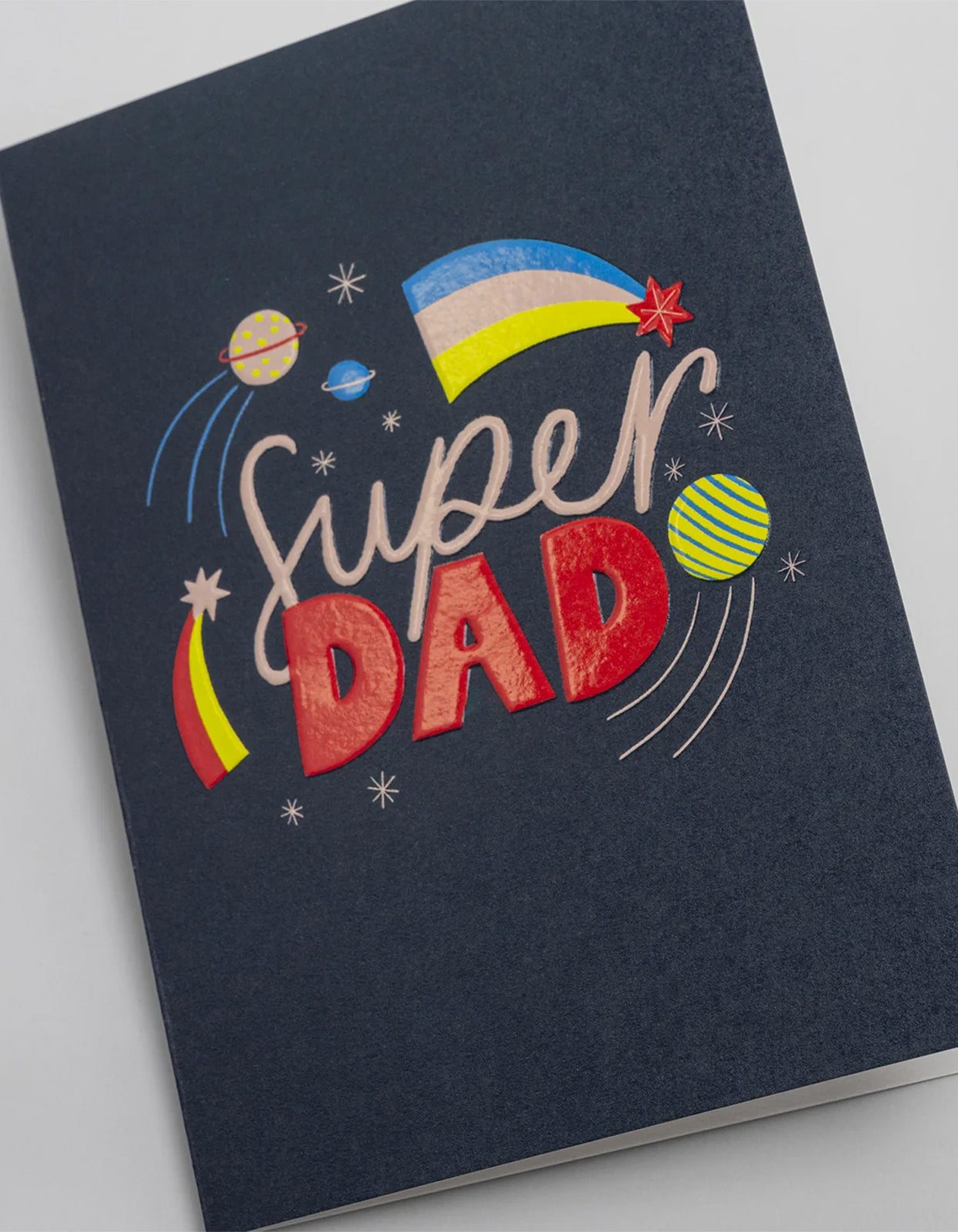 Super Dad Card - Blue