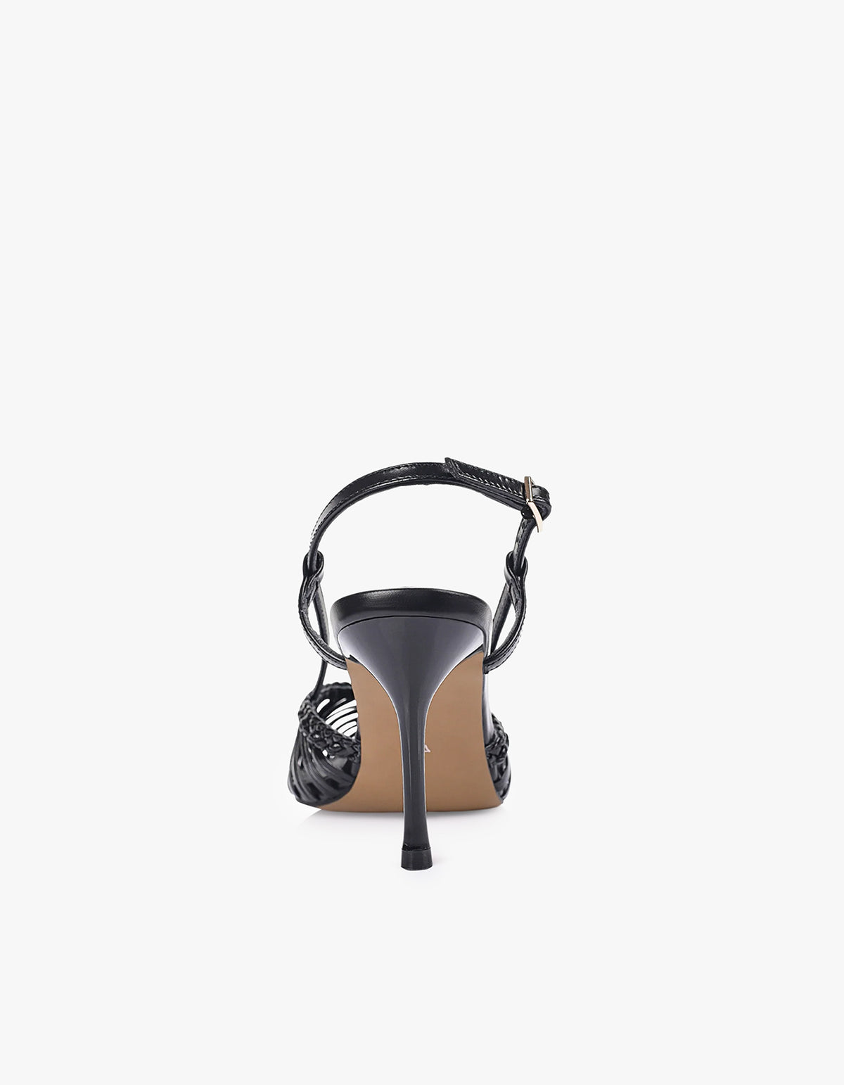 Myrtle Pump - Black Braided Leather