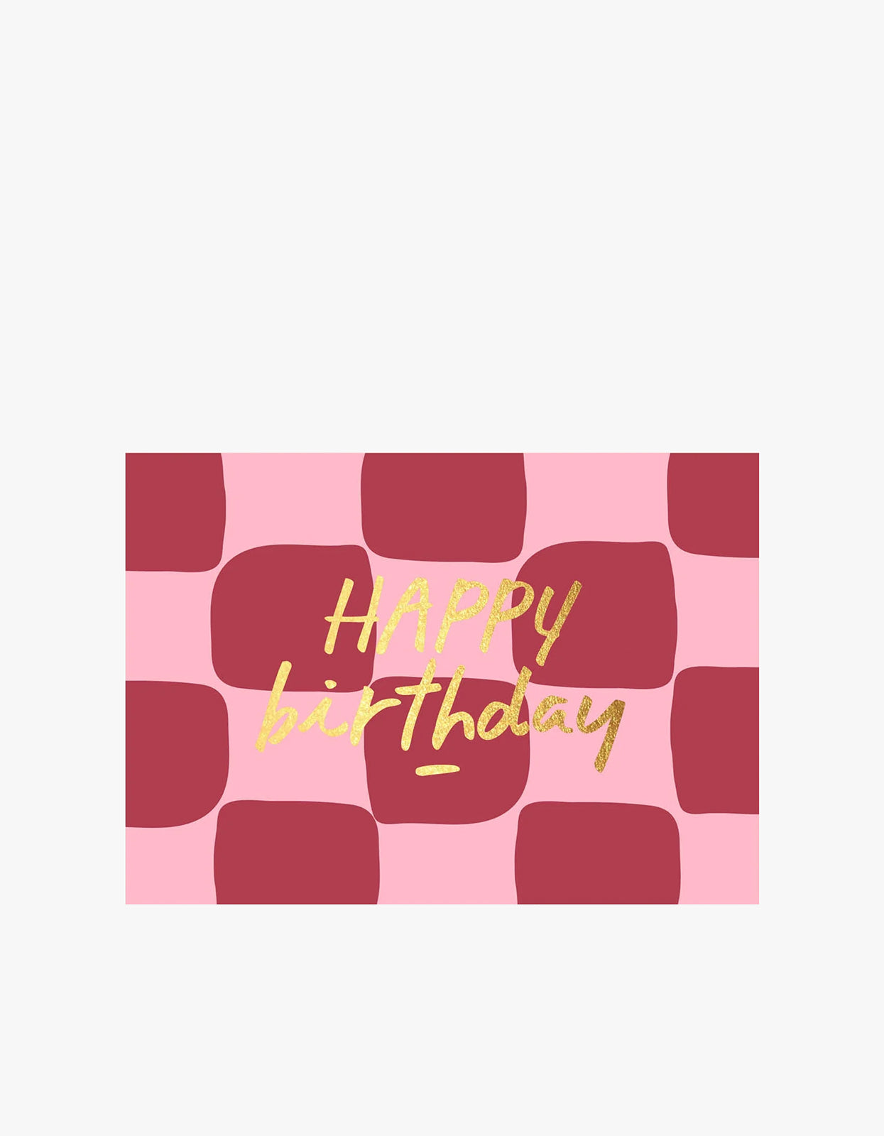 Check Cherry Birthday Card - Cherry