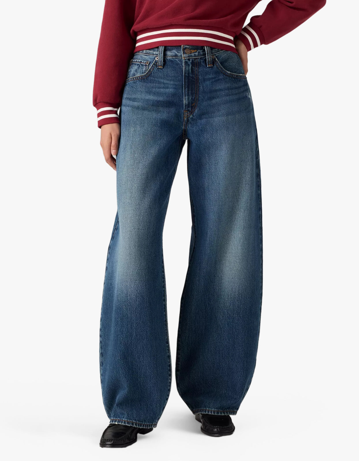 Middy Balloon Jean - Fixed Down