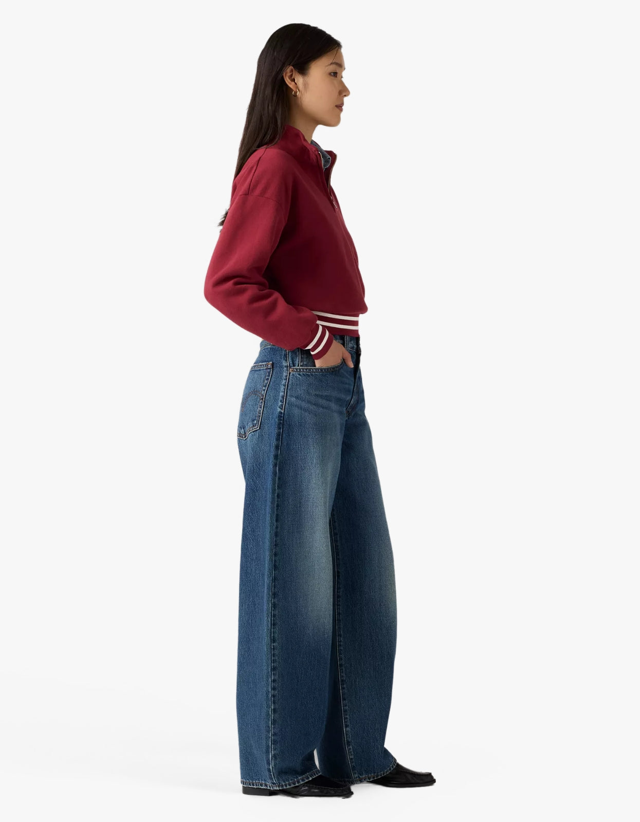 Middy Balloon Jean - Fixed Down