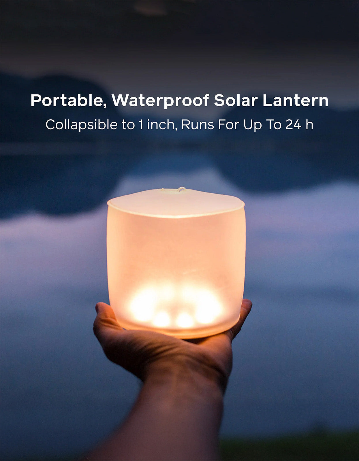 Luci Original Matte Solar Inflatable Lantern - Warm/Matte