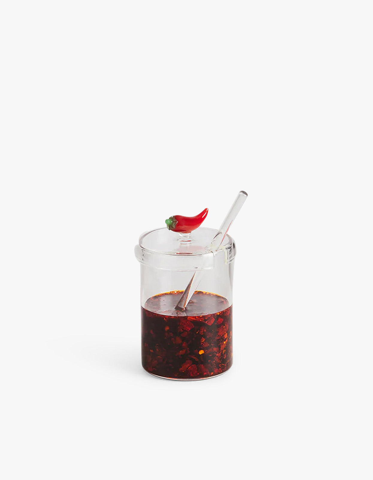 Crispy Chilli Oil Jar - Clear