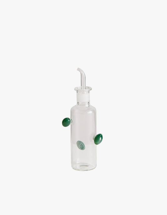 The Mini Olive Bottle - Clear/Opaque Green